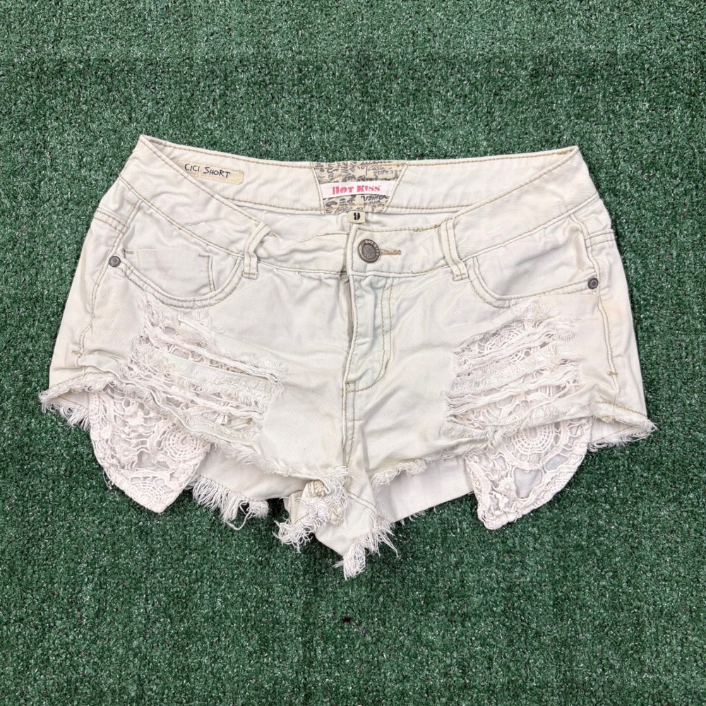 Y2K Hot Kiss Cici Short Denim Cutoffs